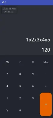 Calculatrice Simple android App screenshot 1